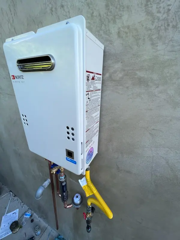 Tankless water heater installation for Lamar homes